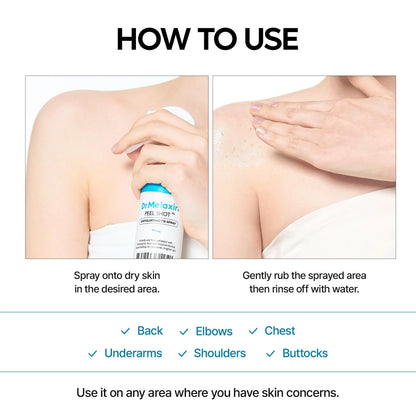 Dr.Melaxin TX Peel Shot Body Brightening Exfoliating Spray , 200ml