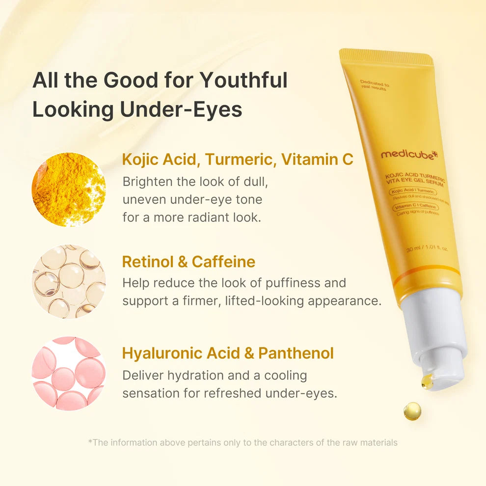 Medicube Kojic Acid Turmeric Eye Gel Serum 30ml