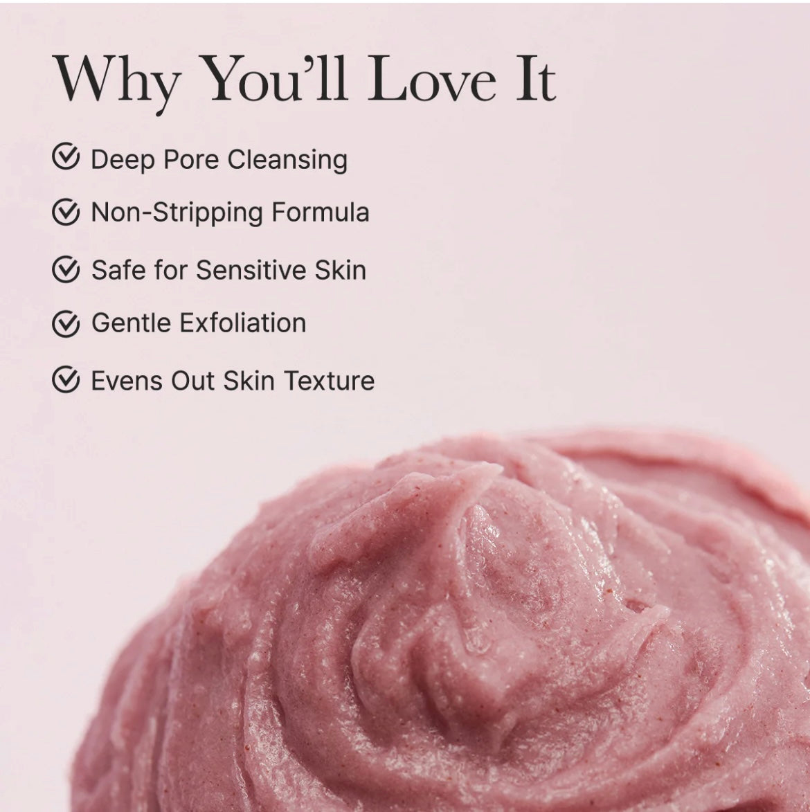 Arencia Rosehip Rice Mochi Cleanser 120g