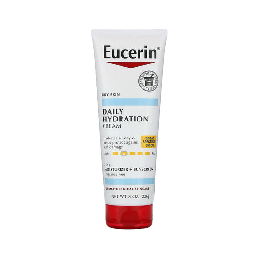 Eucerin , Daily Hydration Cream , SPF 30 , Fragrance Free (226 g)