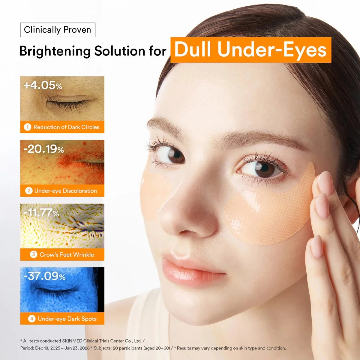 Abib Glutathione & Kojic Acid Eye Patch Duo 60 pcs
