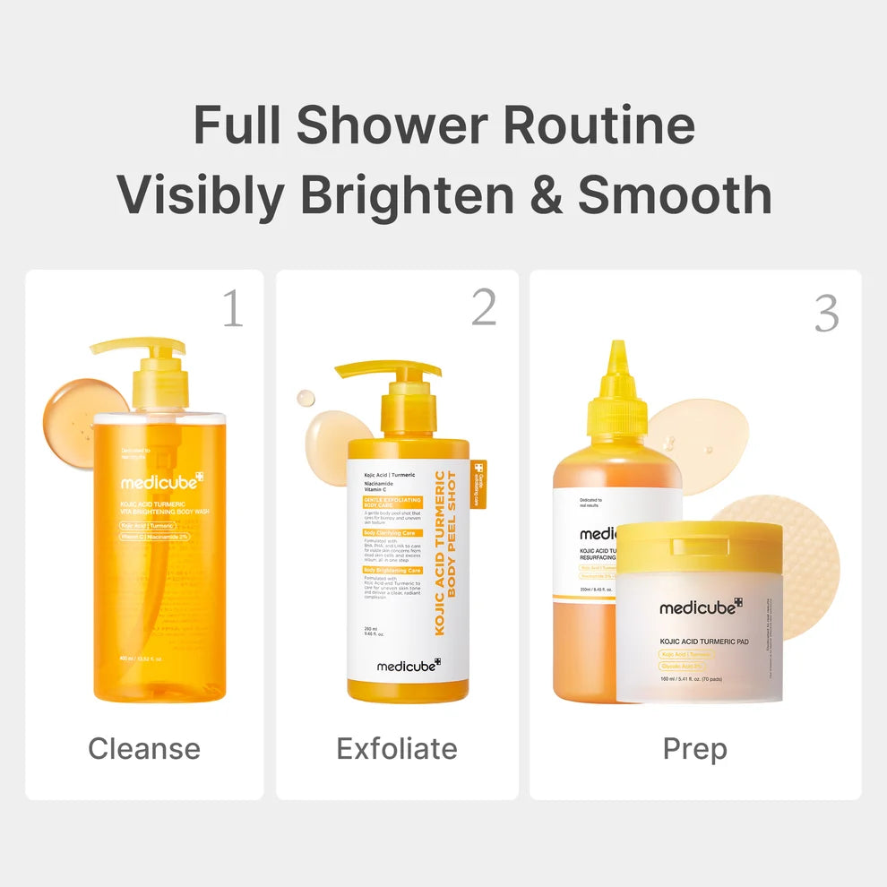 Medicube Kojic Acid & Turmeric Skin Brightening Body Wash 400ml