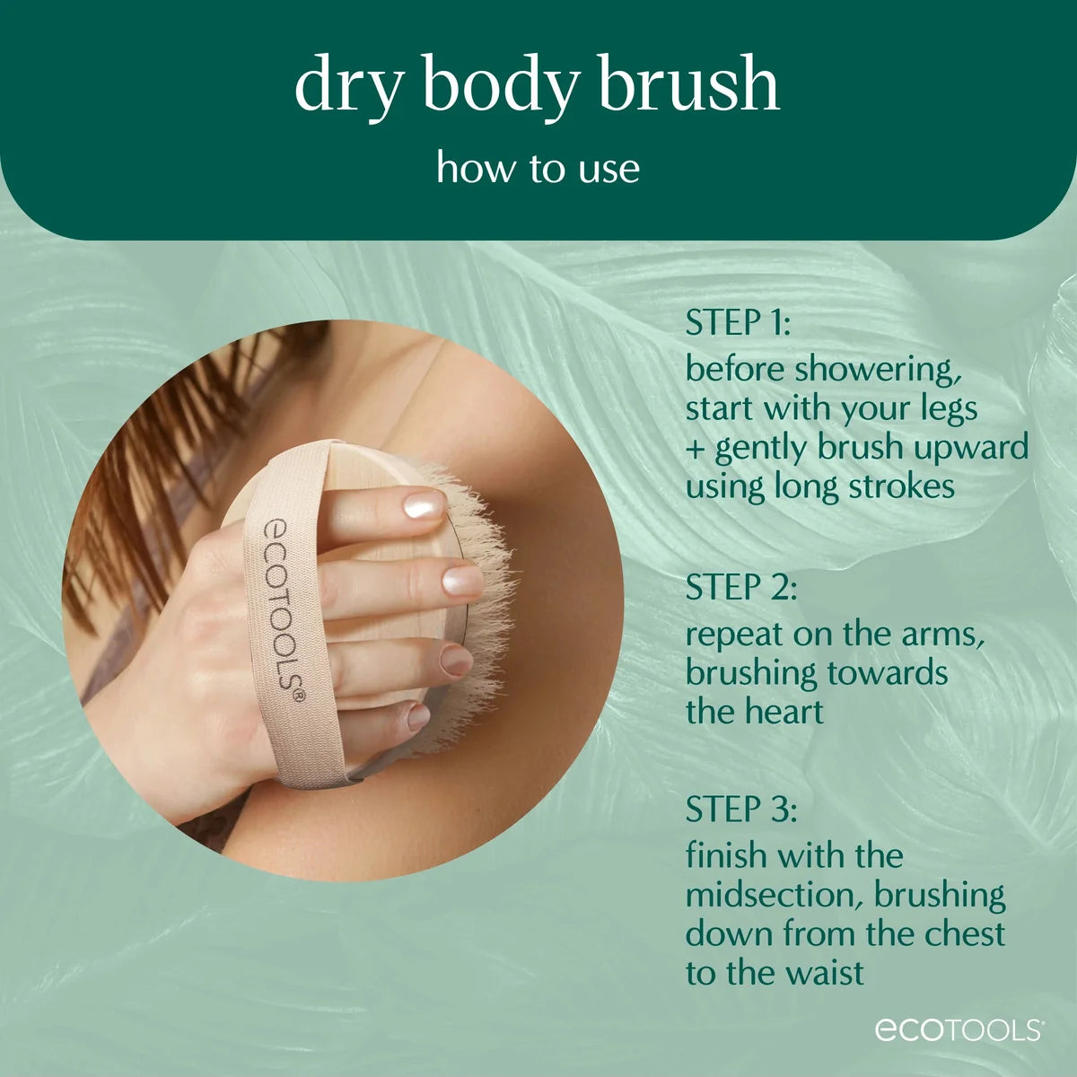 EcoTools Body Dry Brush 1 Brush