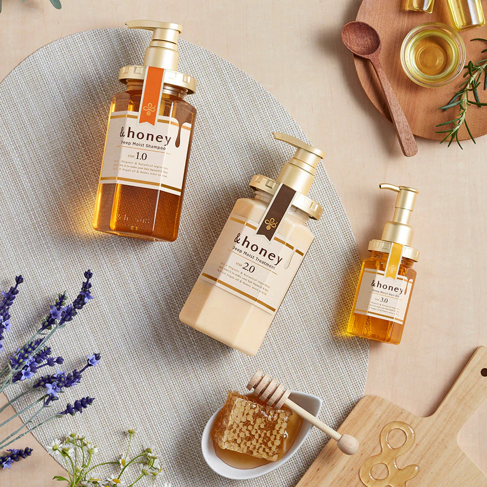 مجموعة ترطيب عميق من &amp;هوني، الحجم الكامل × 3