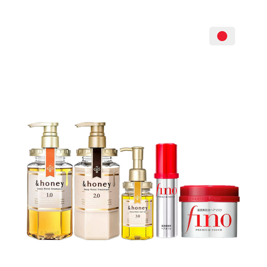 مجموعة شعر يابانية، 5 منتجات بالحجم الكامل