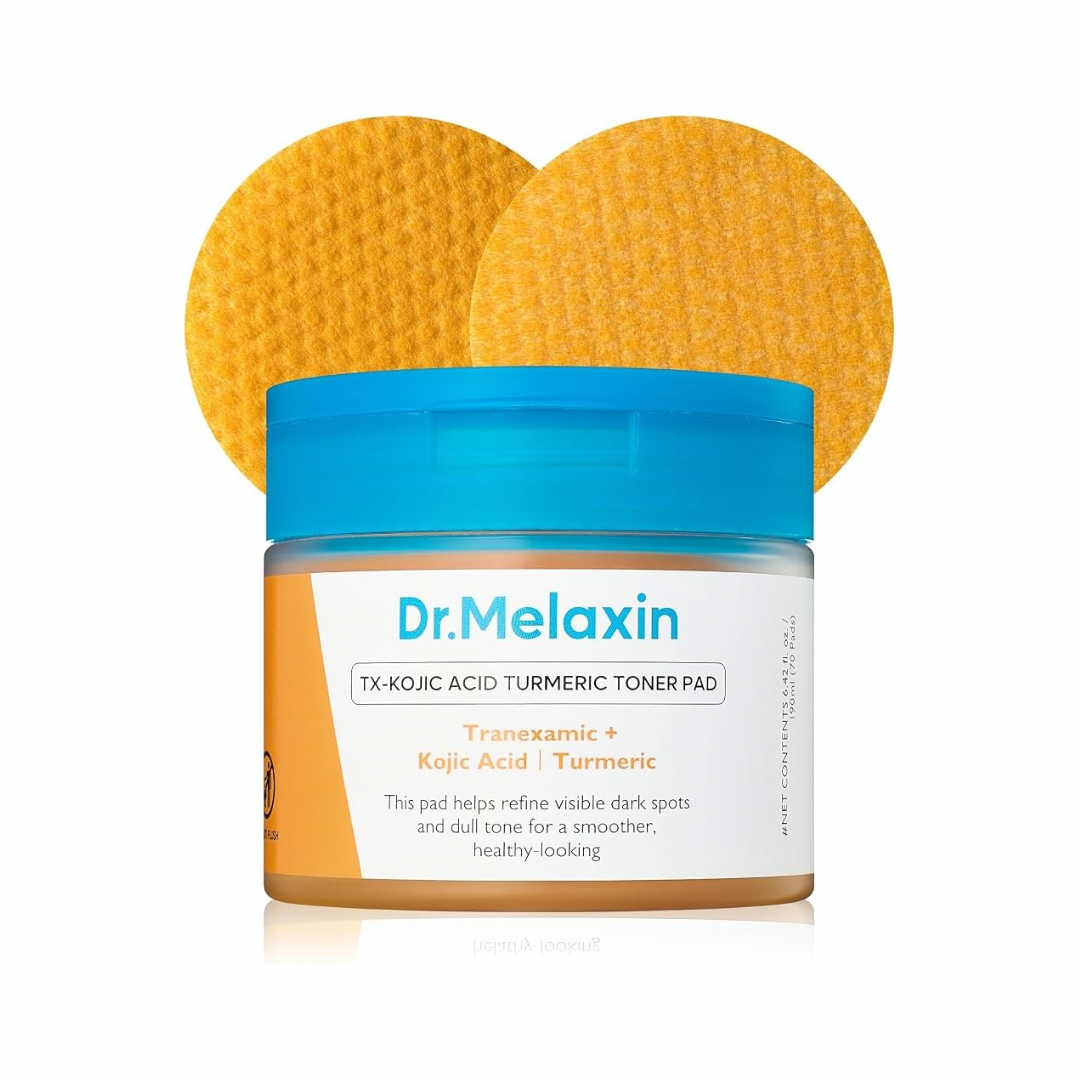 Dr . Melaxin TX-Kojic Acid Turmeric Toner Pad 70 Pads