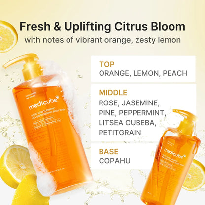 Medicube Kojic Acid & Turmeric Skin Brightening Body Wash 400ml