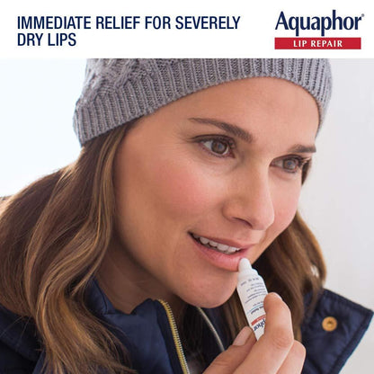 Aquaphor Lip Repair Immediate Relief Fragrance Free 2 Tubes 10 ml Each