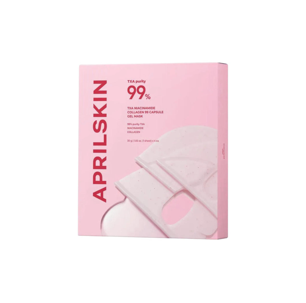 April skin TXA99% full box (4pcs) jelly face mask