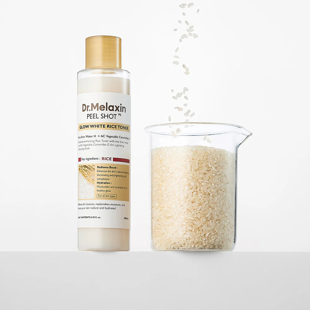 Dr.Melaxin Peel Shot Glow White Rice Toner 200 ml