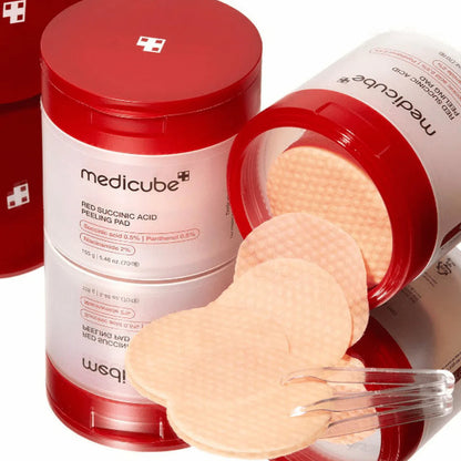 Medicube acne Red Succinic Peeling Pad (70 Pads)