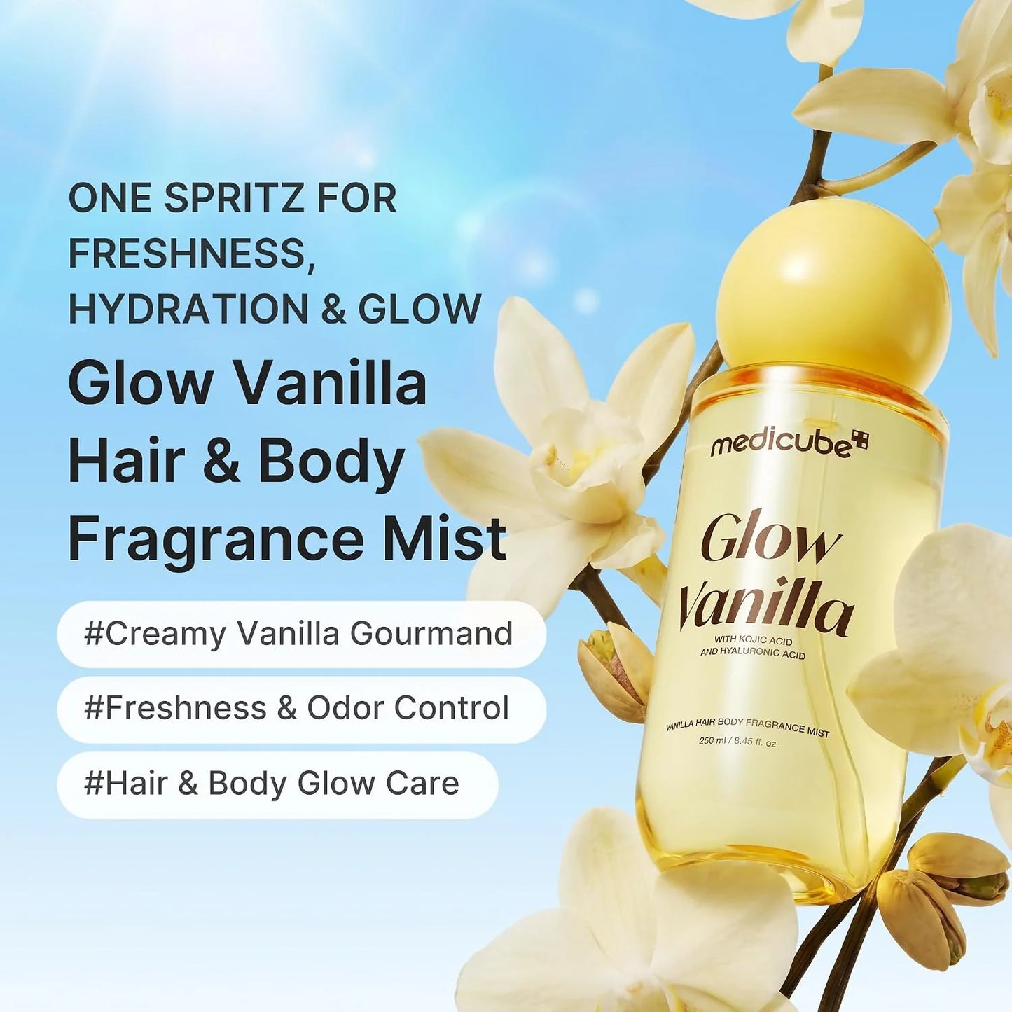 Medicube Glow Vanilla Hair & Body Fragrance Mist 100ml