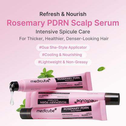 Medicube Rosemary PDRN Full Scalp Care Set of 3 (Shampoo, Conditioner, Scalp serum)