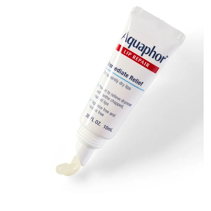 Aquaphor Lip Repair Immediate Relief Fragrance Free 2 Tubes 10 ml Each