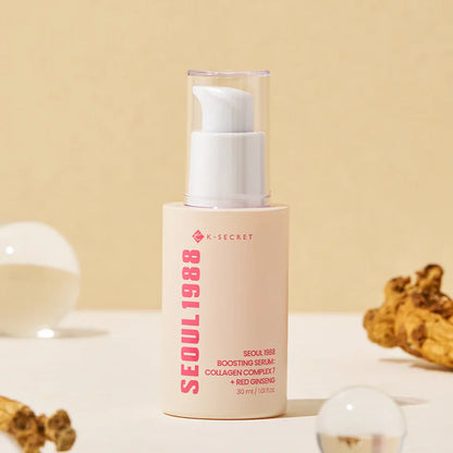 K-Secret Seoul 1988 Boosting Serum: Collagen Complex 7 + Red Ginseng