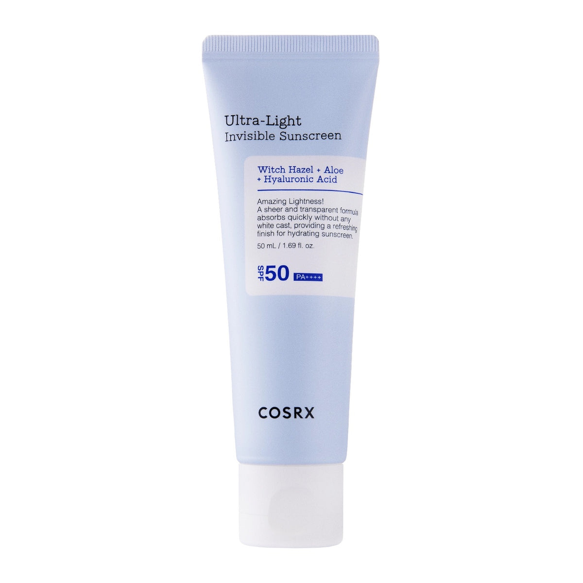 Cosrx , Ultra Light Invisible Sunscreen SPF50+PA++++ , 50ml