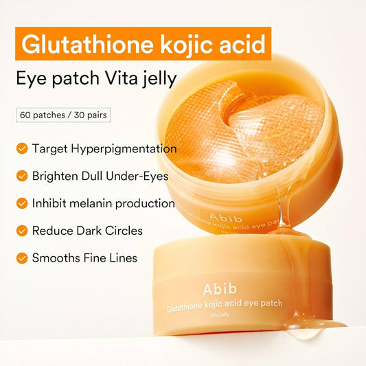Abib PDRN Retinal & Glutathione Kojic Acid Eye Patch Duo 60 pcs