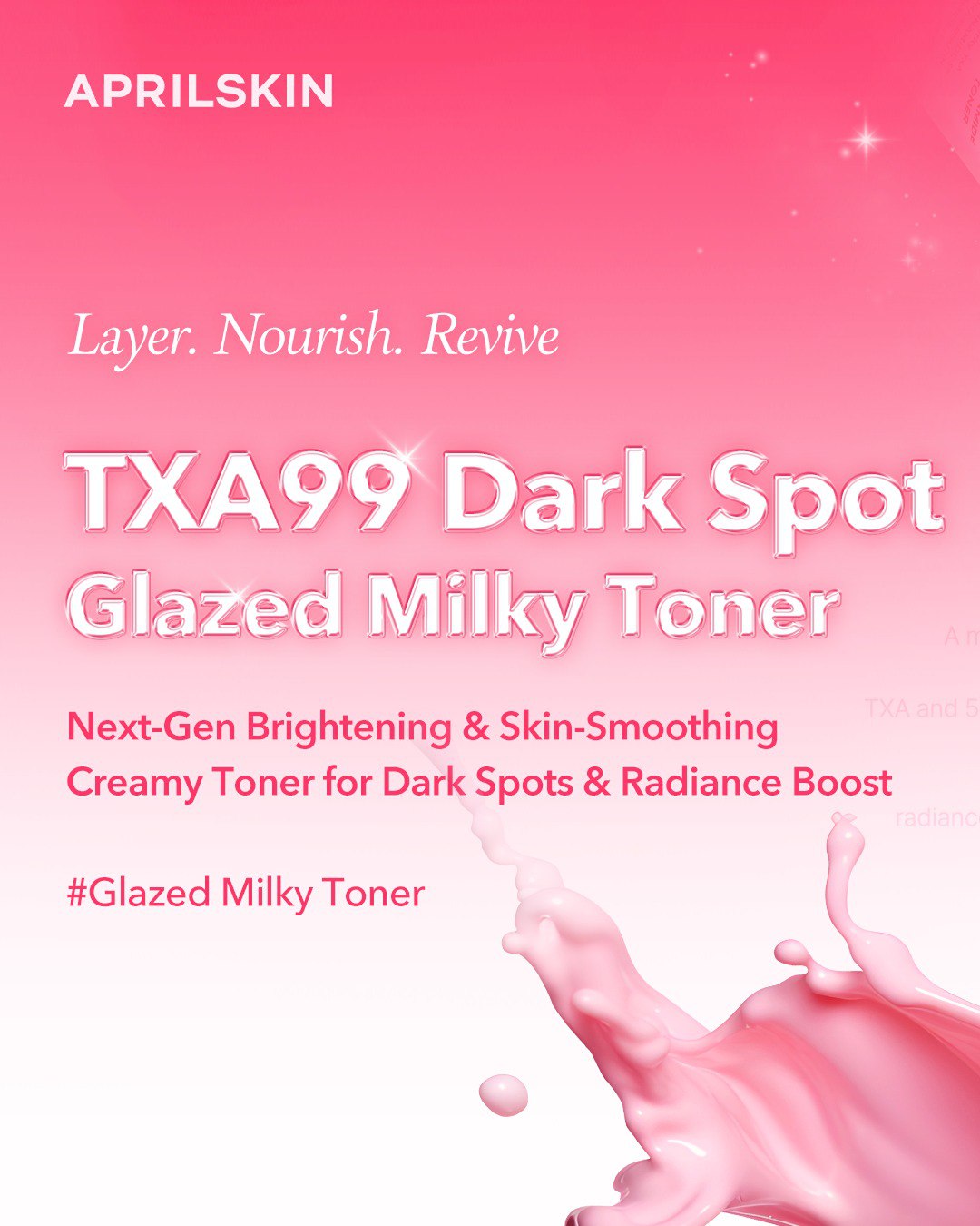 APRIL SKIN TXA Niacinamide 99 Milky Toner 150ml