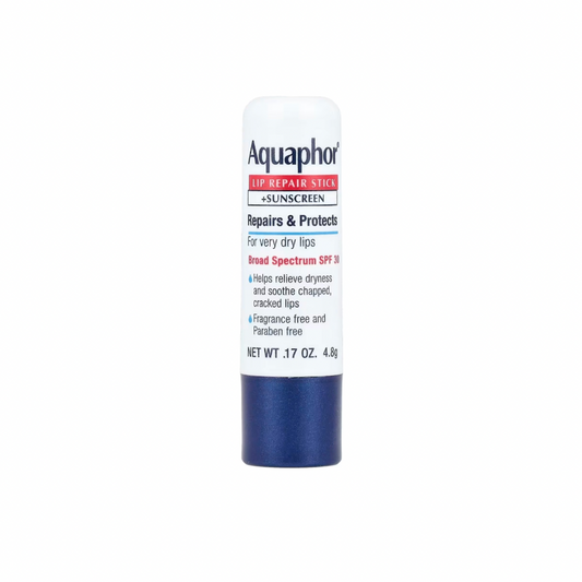 Aquaphor Lip Repair Stick + Sunscreen SPF 30 Fragrance Free 4.8 g