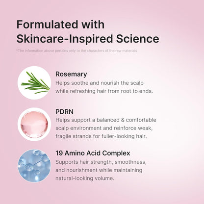 Medicube Rosemary PDRN Full Scalp Care Set of 3 (Shampoo, Conditioner, Scalp serum)