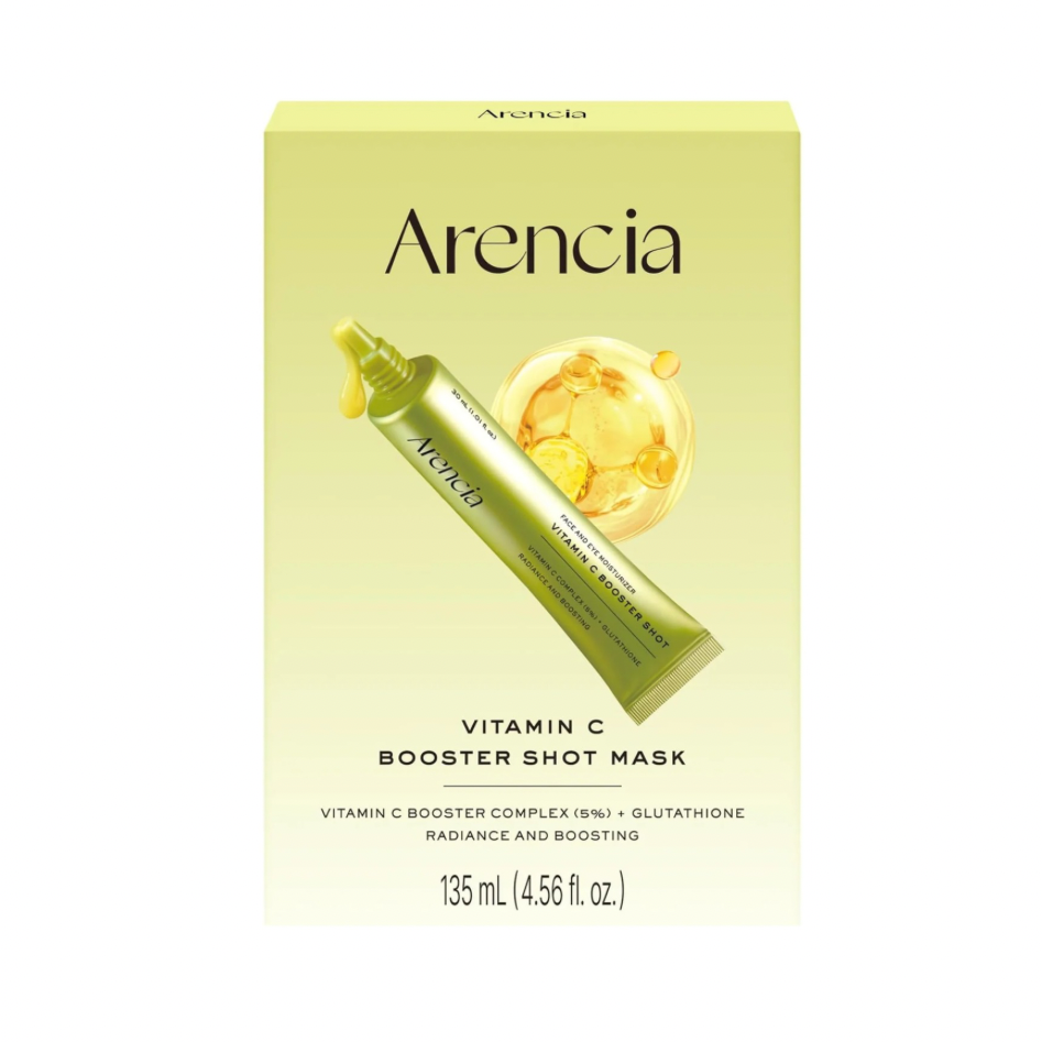 Arencia Vitamin C Booster Shot Mask Full Box of 5 Masks