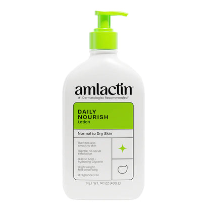 Amlactin Daily Nourish Lotion 12% lactic acid, Fragrance-free, 400g