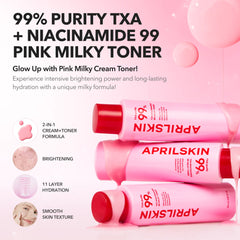 TXA Pink Glow Skincare Set 5 products full sized