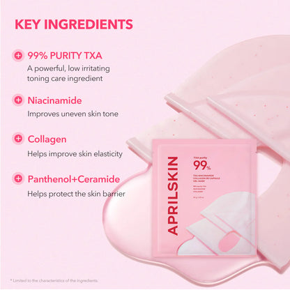 TXA Pink Glow Skincare Set 5 products full sized