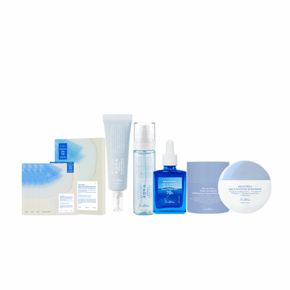 Dr.althea , Aqua Marine Hydration Watery Care Set , full size ( 6 pcs )