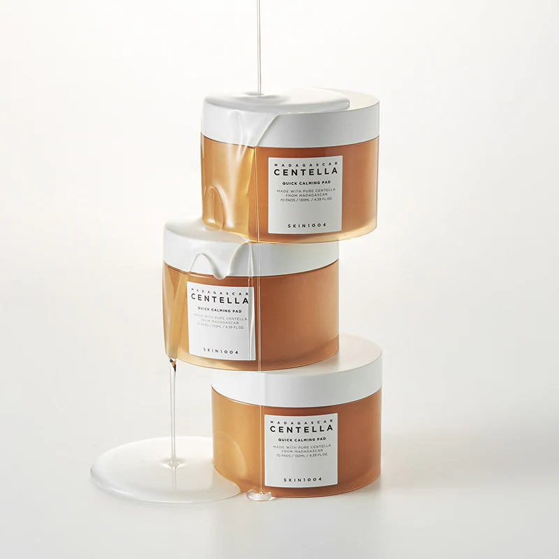 SKIN1004 وسادة مدغشقر سنتيلا سريعة التهدئة، 70 وسادة