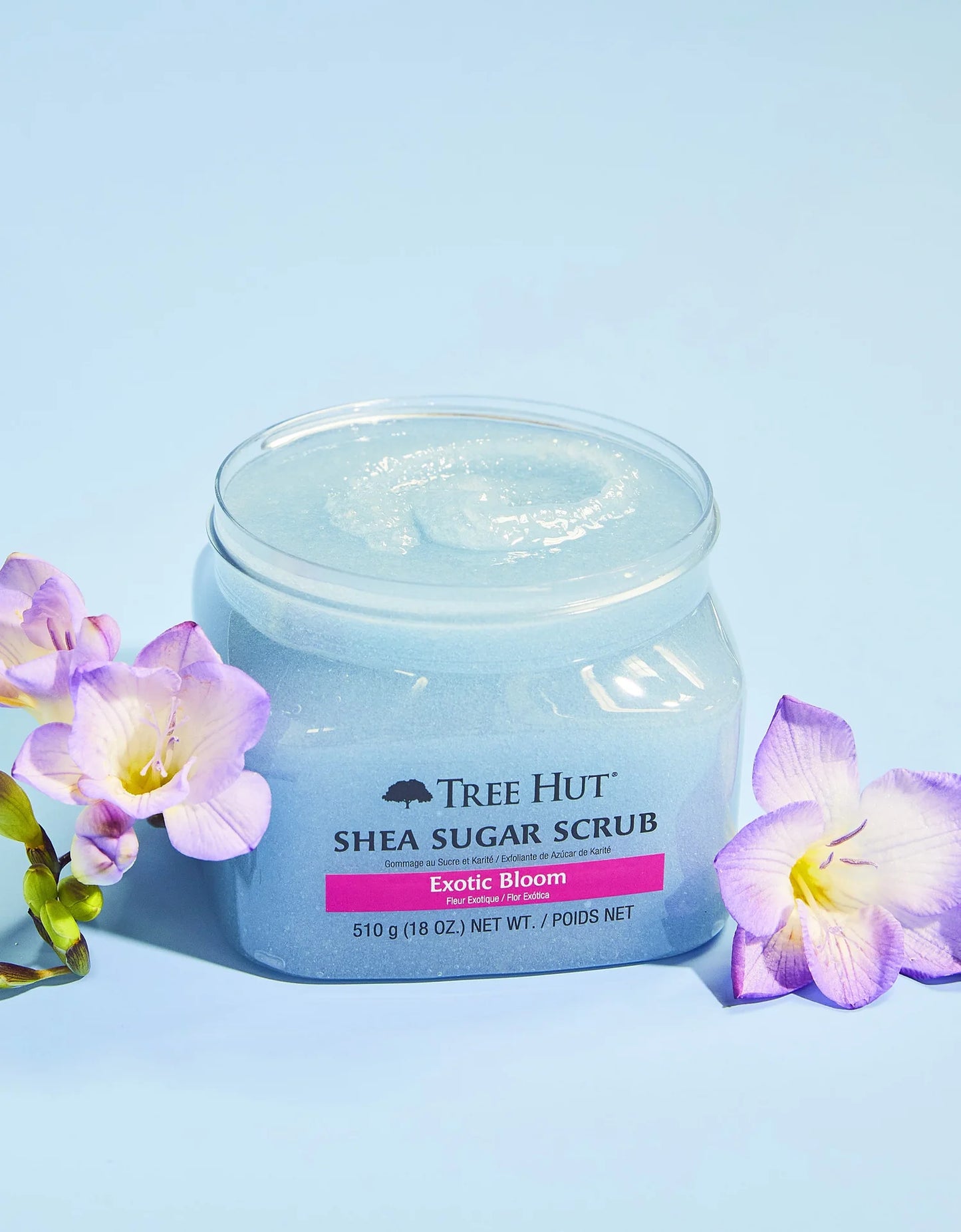 Exotic bloom shea sugar scrub Tree hut