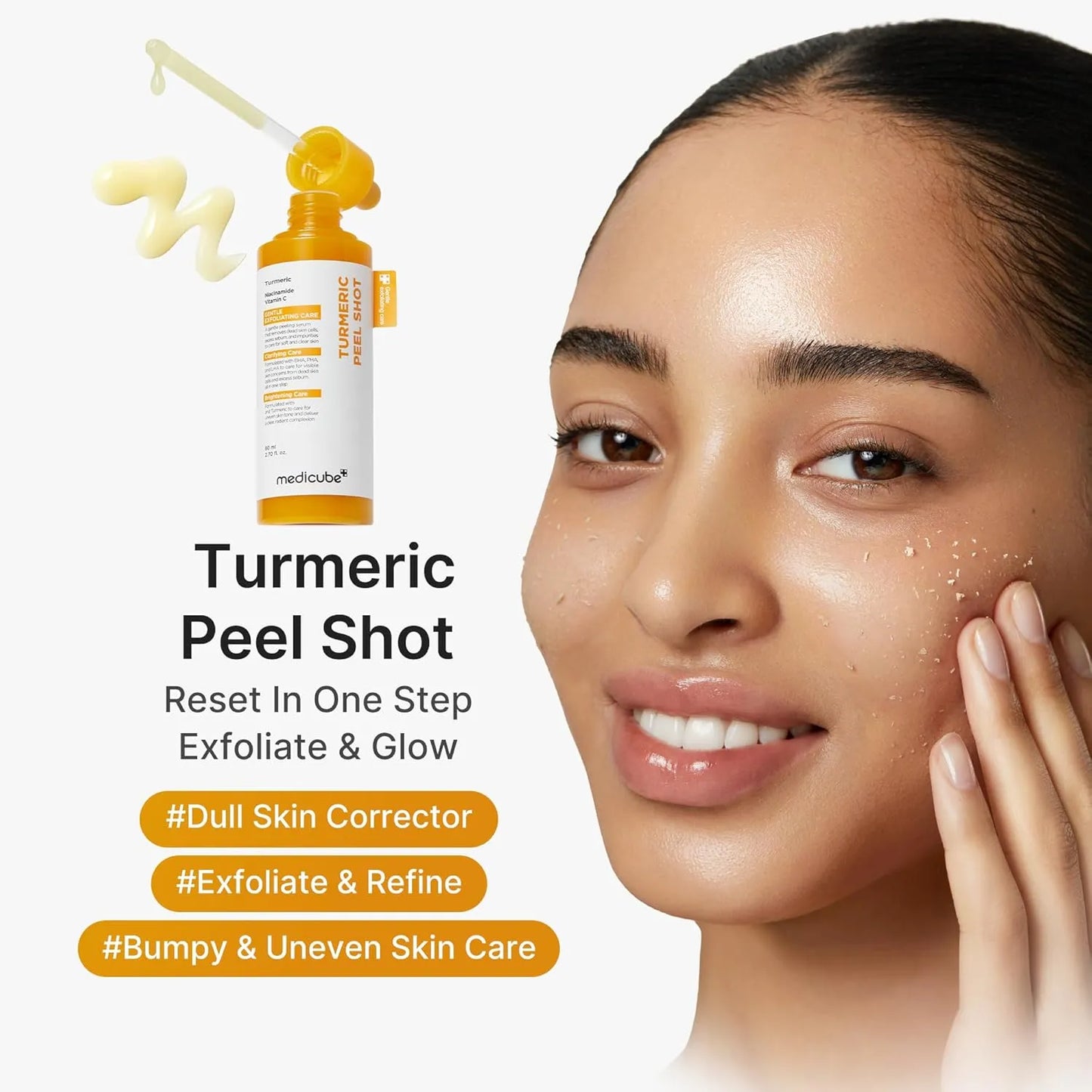 Medicube Peel Shot Kojic Acid & Turmeric Exfoliating Peel 80 ml