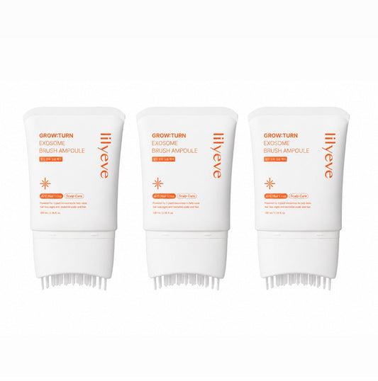 lilyeve Grow:Turn Exosome Brush Ampoule Full Course x 3 treatments