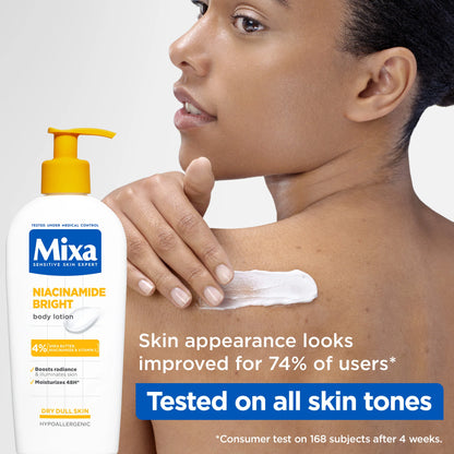 Mixa Niacinamide Bright Body Lotion For Dull Skin 250ml
