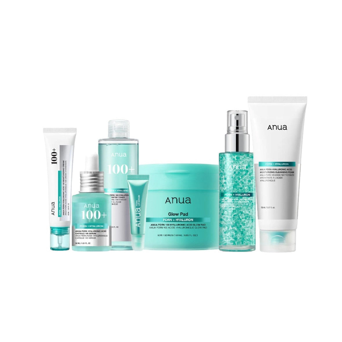 ANUA PDRN Glow Boost 7 Step Full Routine Set ( Full sized)