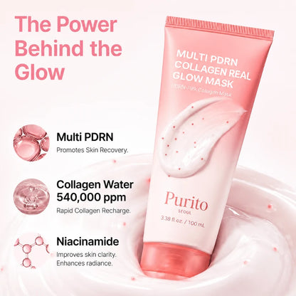 Purito Multi PDRN Collagen Real Glow Mask 100ml