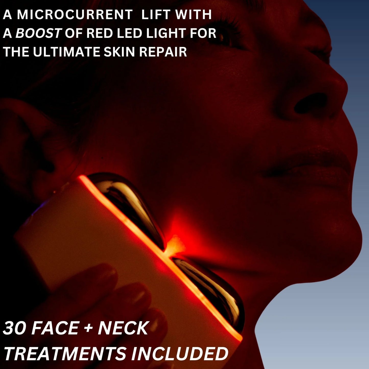 SLBNY Microcurrent Red Led Face & Neck Massager