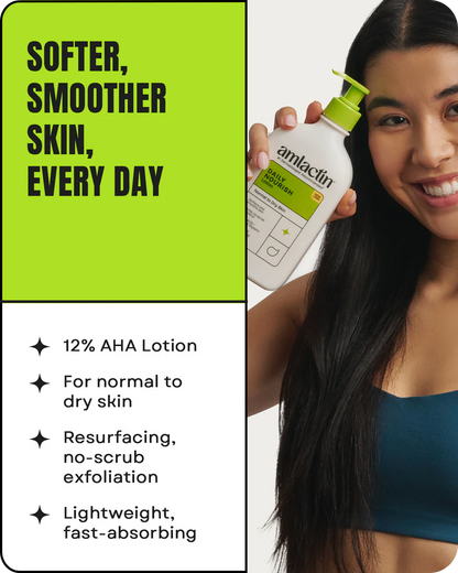 Amlactin Daily Nourish Lotion 12% lactic acid, Fragrance-free, 400g