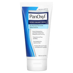 PanOxyl, Acne Creamy Wash, Benzoyl Peroxide 4% Daily Control