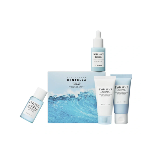 SKIN1004 Hyalu-Cica Travel Kit | 4-Piece Hydration Set