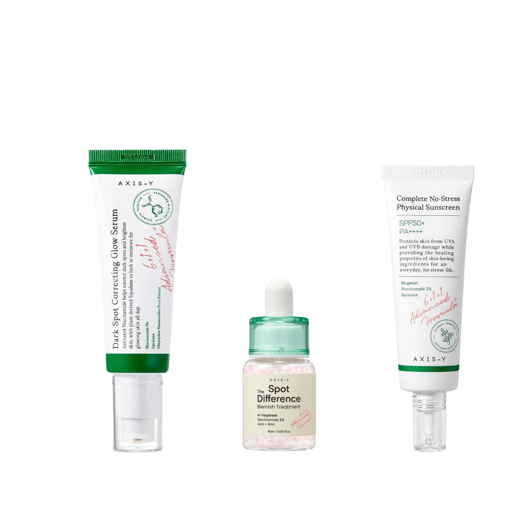 Axis-y , Dark Spot Treatment Correct, Brighten & Glow (set of 3)