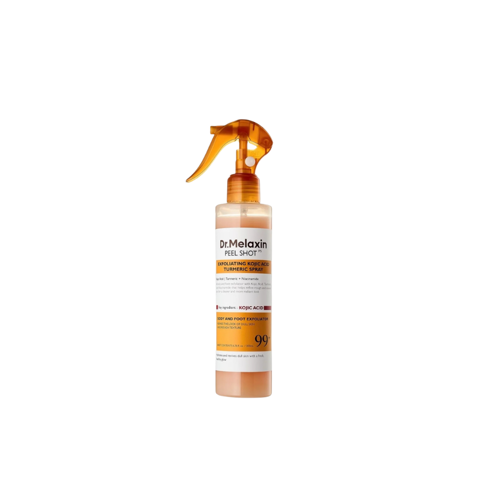 Dr. Melaxin Kojic Acid & Turmeric peeling  Body Scrub Spray 200ml