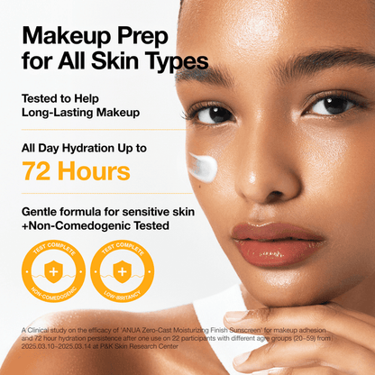 Anua Zero-cast SPF50 Moisturizing Finish Sunscreen 50ml