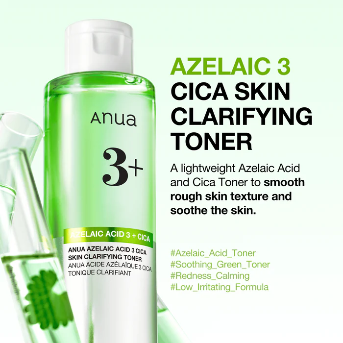 Anua Azelaic 3 Cica Skin Clarifying Toner 250ml