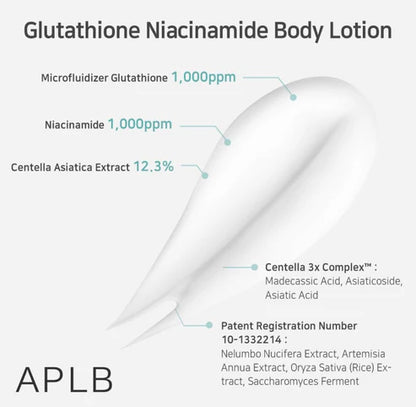 APLB Glutathione Niacinamide Body Lotion 300ml