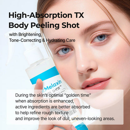 Dr . Melaxin Peel Shot Exfoliating TX Spray & Serum Full Size Set