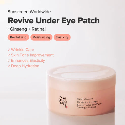 Beauty of Joseon Revive Under Eye Patch: Ginseng + Retinal 60 Sheets