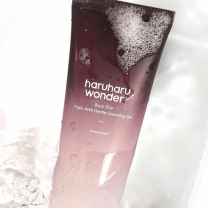 Black Rice Triple AHA Gentle Cleansing Gel, Haru haru