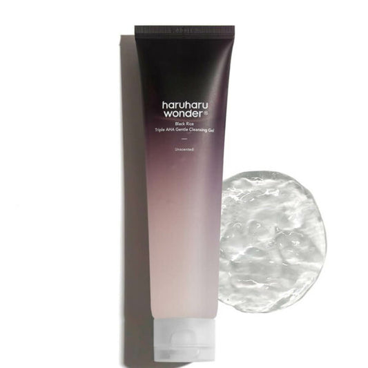 Black Rice Triple AHA Gentle Cleansing Gel, Haru haru