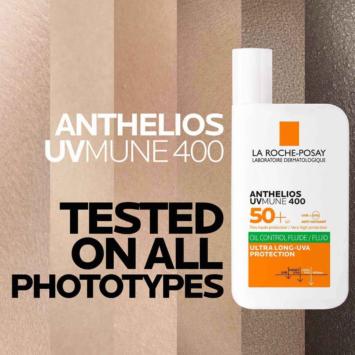 La Roche Posay Anthelios UVMune 400 Oil Control Fluid Sunscreen SPF50+ 50ml